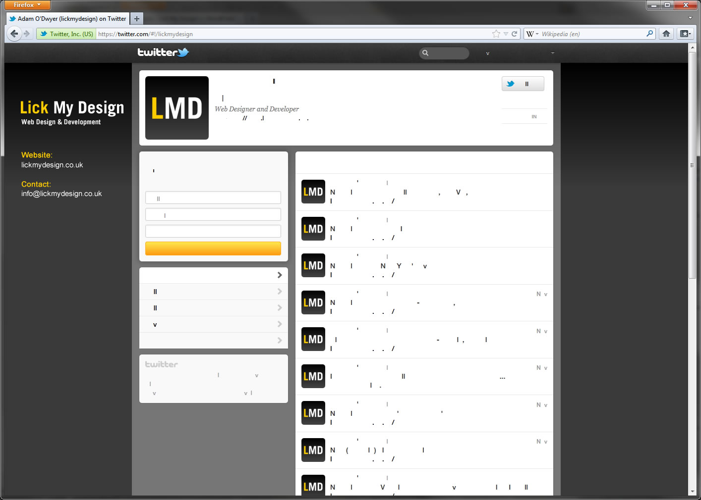 Twitter with Helvetica Neue error Twitter with Helvetica Neue error